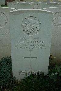 Canada Cemetery Tilloy Les Cambrai - Williams, G E